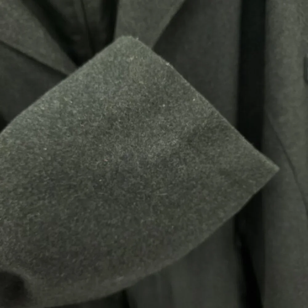 TUMI Tech Grey Wool Insulated Quilt Lined Zip-Up Jacket/Pea Coat XXL